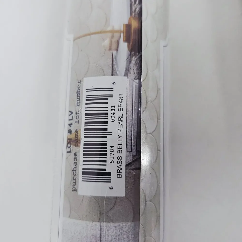 Tempaper Brass Belly Pearl by Genevieve Gorder Peel & Stick Wallpaper 56.37 Sqft